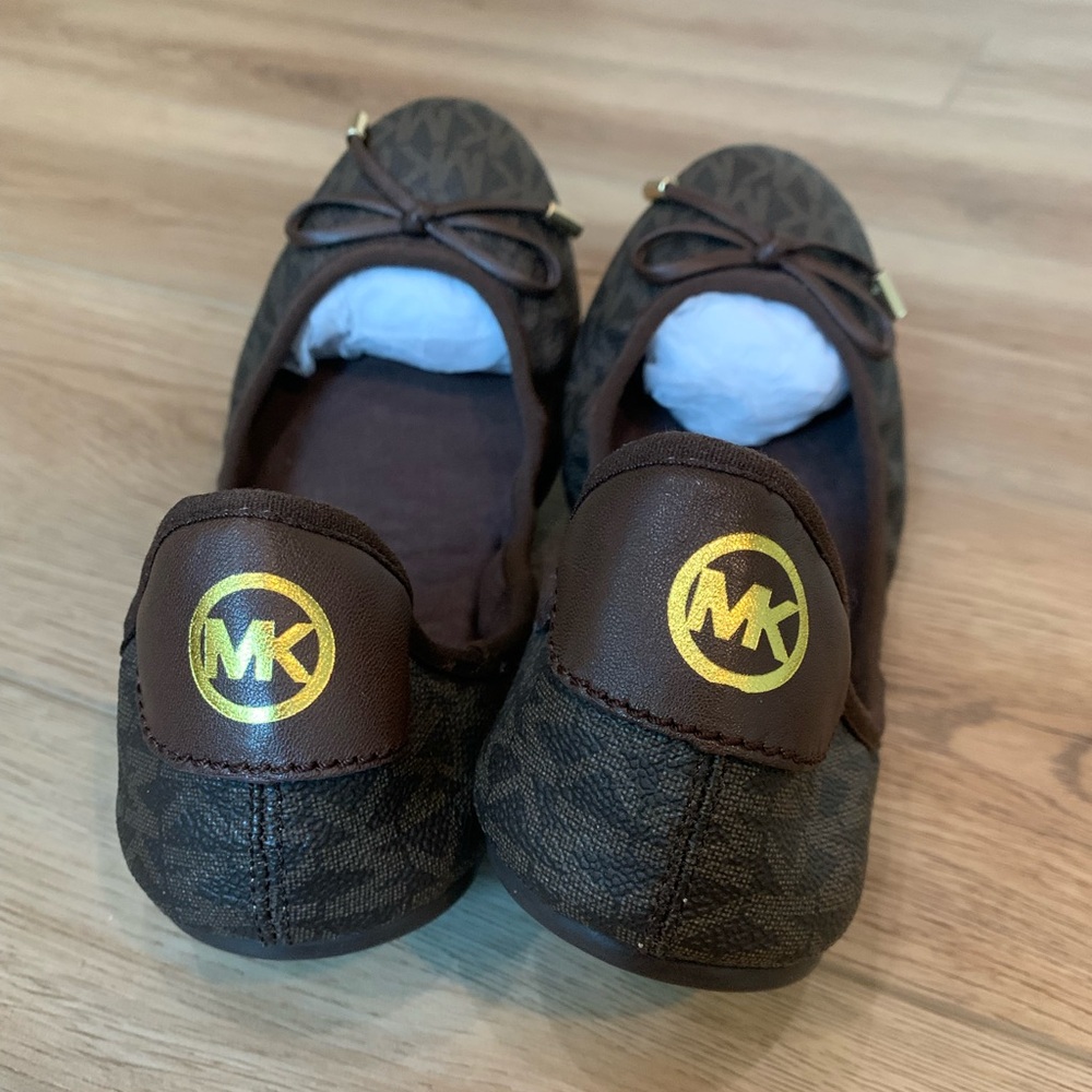 Michael Kors Brown Ballet Flats - Picture 5 of 6